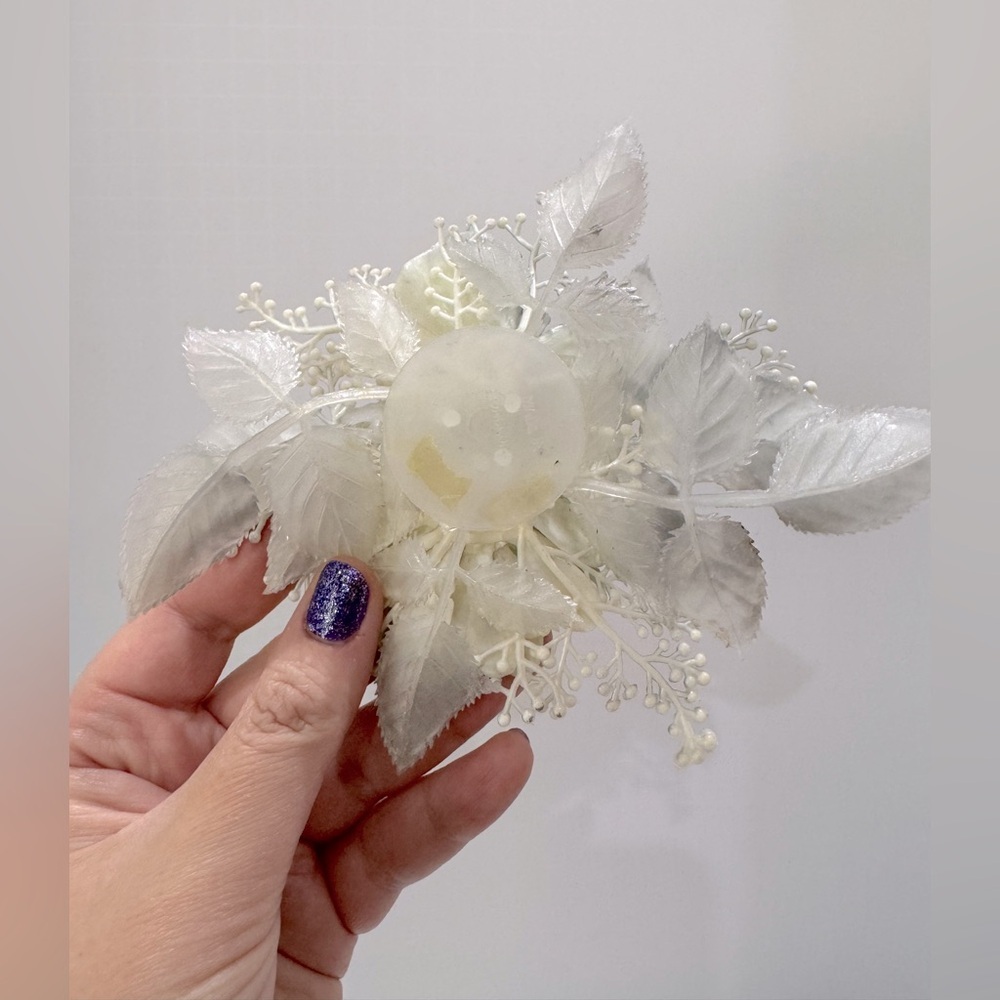 Vintage wedding faux floral mid century modern - Picture 8 of 9